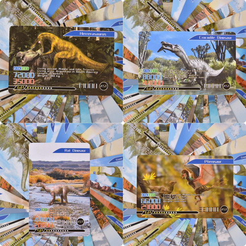 Tarjeta De Dinosaurio Para Niños 55 Piezas De Tarjetas Flash