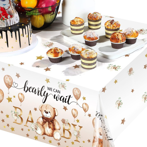 Capoda 3 Pcs Bear Baby Shower Matarrenes De Género Revelació
