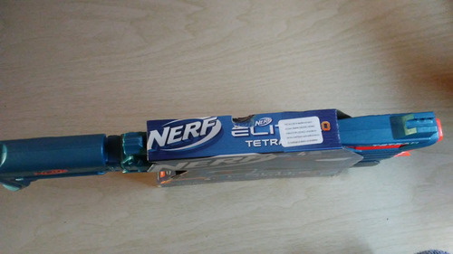 Nerf Elite 2.0 Tetrad Qs4 Hasbro 4 Dardos Nueva