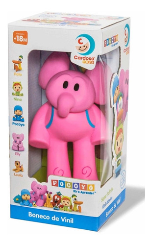 Pocoyo De Vinil + Elly Nina Loula Pato Kit 5 Bonecos Cardoso