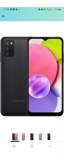 Celular Samsung Galaxy A03s Liberado 64 Gigas De M Negro