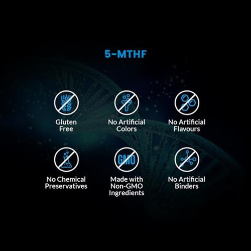Intelligent Labs 5-mthf Metilfolato 5mg 60 Cápsulas