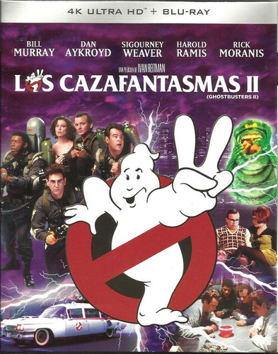 Los Cazafantasmas 2 | 4k Ultra Hd + Blu Ray Película Nuevo