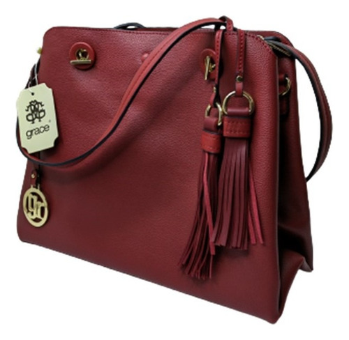 Elegante Bolso De Dama Grace Terracota