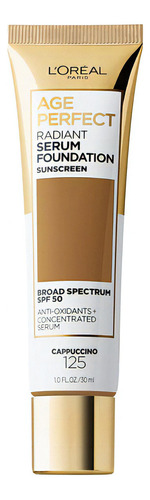 L'oreal Base De Maquillaje Age Perfect Radiant Serum Spf 50 Tono 125 Capuccino