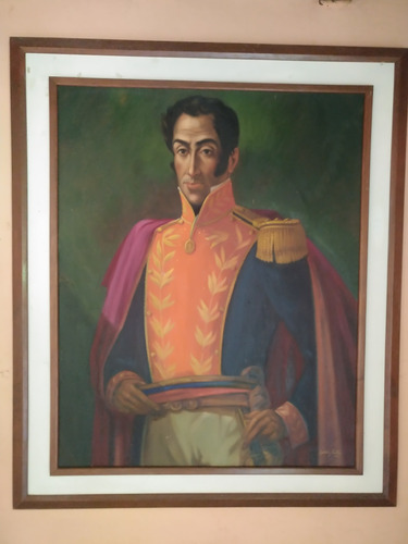 Cuadro Óleo Simón Bolivar 