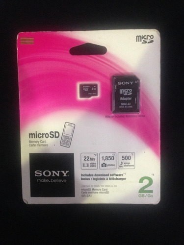 Cartão De Memória 2gb Micro Sd Sandisk C/ Adaptador Original