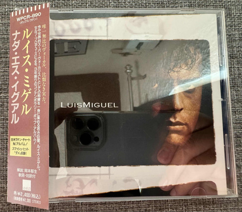Luis Miguel - Nada Es Igual Import Japon Obi Booklet Raro