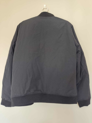 Campera Guess Wesley Ripstop Bomber Jacket Original Negra