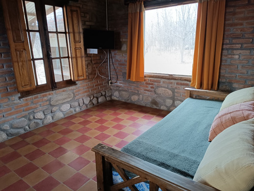 Alquiler Casa En Nono Con Calefacción A 80 Mts Del Rio, Traslasierra, Cordoba Cabaña Y Hermosas Vistas Lac