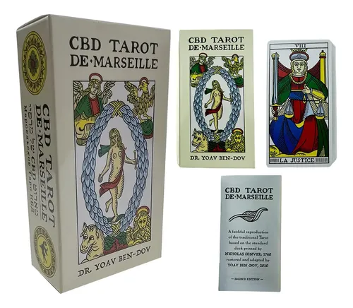 New Marseille Mini Tarot Full English Version Tarot Casual P