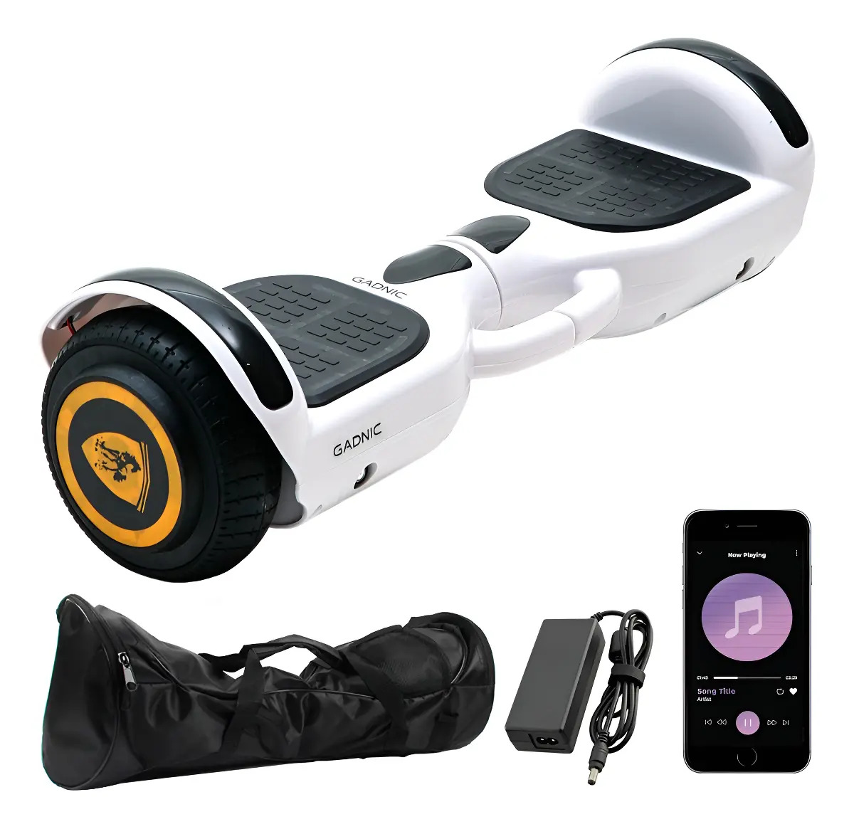 Hoverboard Gadnic 6.5 Pulgadas Electrico 250W Bateria Litio 1.8Ah Velocidad 12 Km h Autonomia 8 Km Diseño Moderno