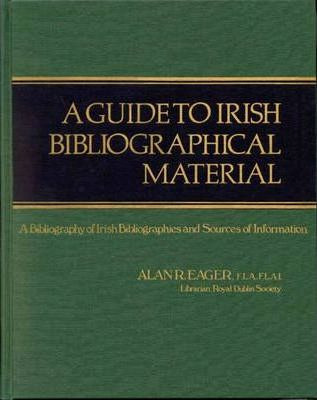 Libro A Guide To Irish Bibliographical Material - Alan R ...