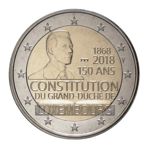 Moneda Conmemorativa - Luxemburgo - Aniversario Constitución