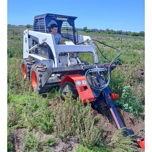 Implemento Zanjadora Za400 Pecarí - Minicargadora