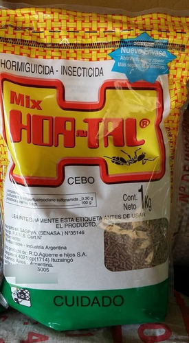 Imagen 3 de 8 de Hortal Hormiguicida 1 Kg.cebo Hormigas Hortal Mirex Envios