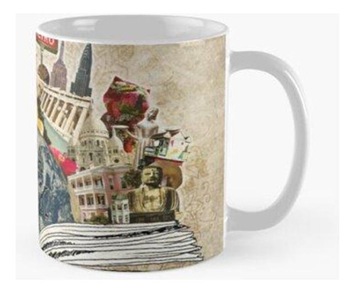 Taza El Mundo Es Un Libro Calidad Premium