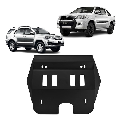 Peito De Aço Preto Fosco Toyota Hilux Sw4 2005 2006 2007