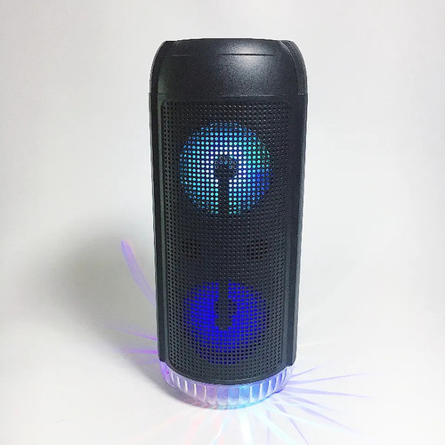 Caixa De Som Portátil Bluetooth Led Rgb Amplificada Kts 1180