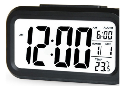 Reloj Despertador Electrónico Recargable Luminoso Inteligent