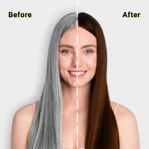 Herbishh Hair Color Shampoo 10 Sachet +1 Argan Hair Mask Pou