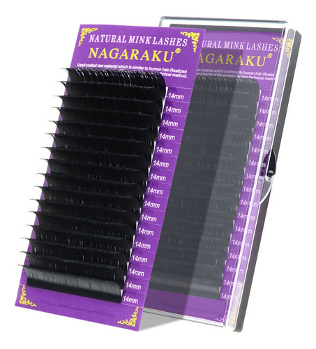 Blister Pestañas Nagaraku Aplicacion Mink 1x1 1pz Una Medida