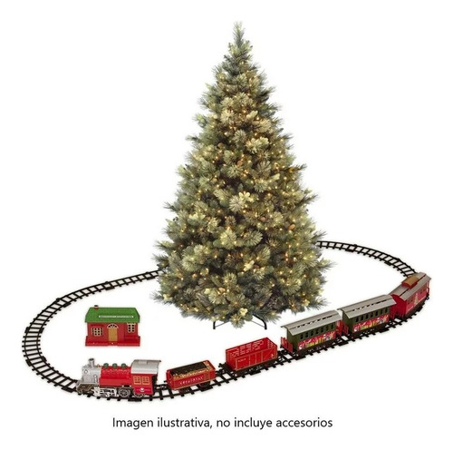 Tren Eléctrico Navideño Musical Y Luz Holiday Time, Mod. Med