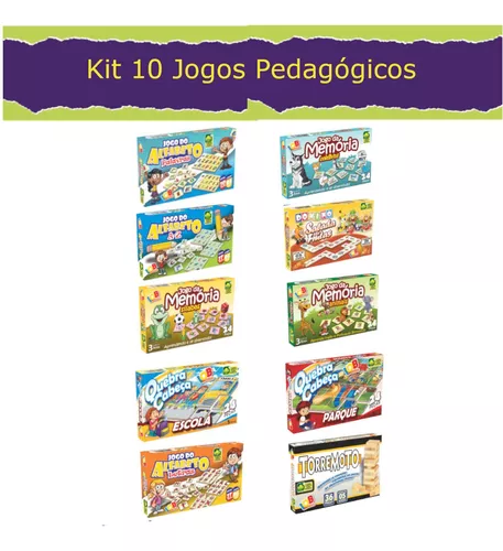 KIT JOGO DA MEMÓRIA ALFABETIZAÇÃO