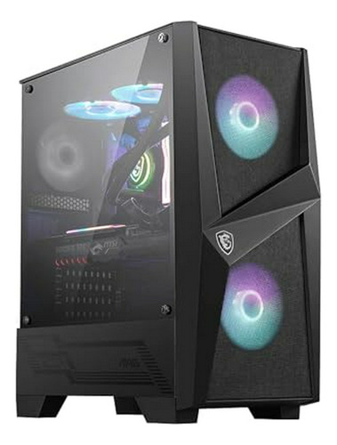 Mag Forge 100r Mid Tower Gaming Computer Case 'negro, 2 Vent