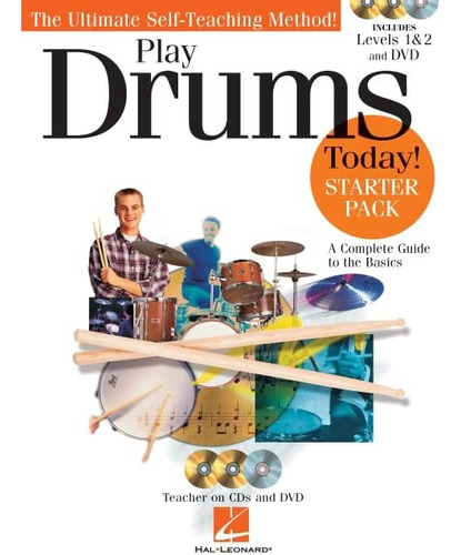 Libro: Play Drums Today! Starter Pack: Includes Levels 1 & 2