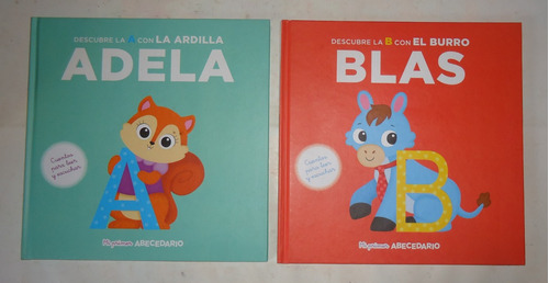 2 Libros Coleccion Mi Primer Abecedario Ed. Salvat Tapa Dura