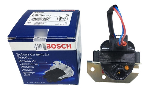 Bobina Ignição + Conector Gol Mi Parati Santana Ap 2 Pinos