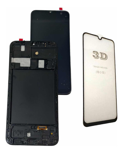 Frontal Tela Display C/aro A20 A205 Incell Premium + Pel 3d