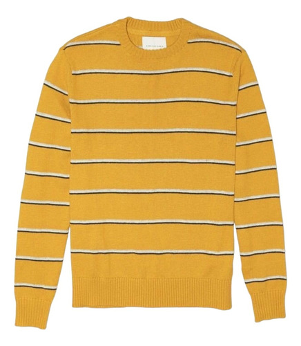 Sweaters Hombre American Eagle Color Amarillo 