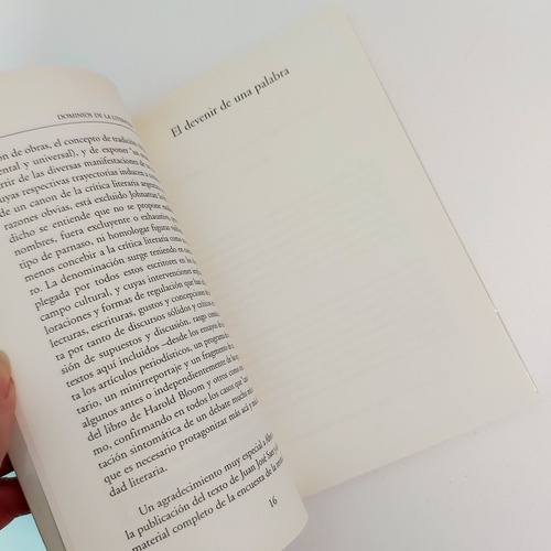 Dominios De La Literatura - Acerca Del Canon (e) (Usado)