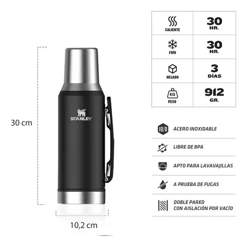 Termo Stanley Original Mate System Classic 1.2 Litros