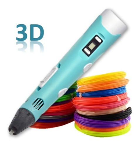 Bolígrafo Para Impresora 3d Con Filamento Abs Y 50 Filamento