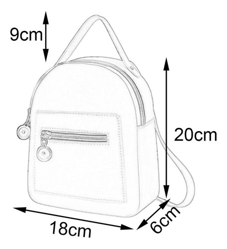 Mini Mochila Para Mujer, Mochila Informal Sencilla Para