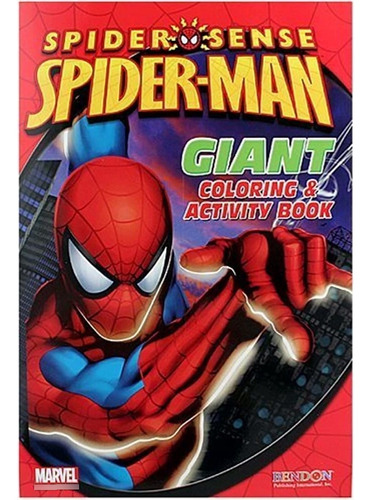 Spiderman 11 X 16 Gigante Para Colorear Y Libro De Actividad