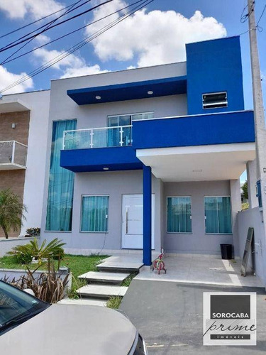 Imagem 1 de 30 de Sobrado Com 3 Dormitórios À Venda, 187 M² Por R$ 700.000 - Condominio Golden Park Residence Ii - Sorocaba/sp - So0242