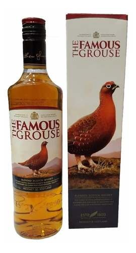 Whisky The Famous Grouse 750 Ml Con Estuche
