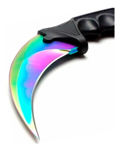 Cuchillo Táctico Tornasolado Kerambit Cs Counter Strike Fund