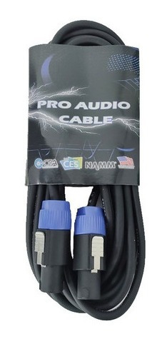 Imagen 4 de 7 de Cable Profesional Pro Audio Speakon A Speakon 7,6 Mts Cuota