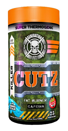 Killer Cutz 25 Serv Generation Fit Quemador De Grasa Keto