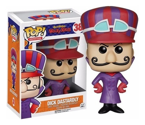 Dick Dastardly / Pierre Nodoyuna  Funko Pop Los Autos Locos