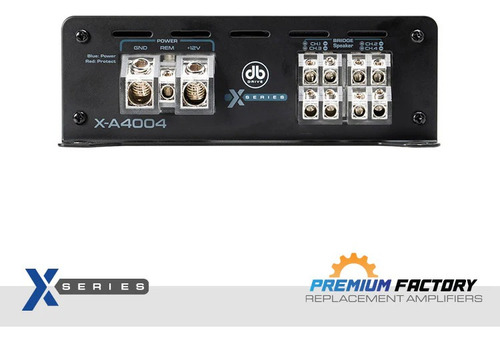 Amplificador 4 Canales Db Drive X-a4004 600w X Series