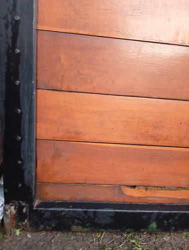 2 Puertas De Viraró Y Hierro 218 Alto X 170 Ancho La Plata Marrón