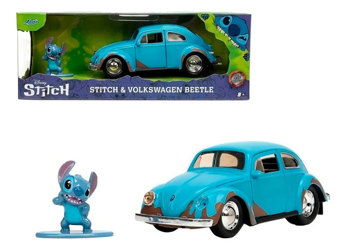 Jada Volkswagen Beetle Lilo Y Stitch Jada Toys 1:32 Vocho