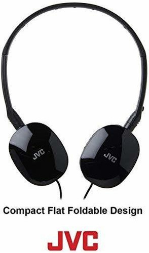 Auriculares Planos Y Plegables Jvc Negros Planos Y Plegables