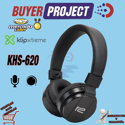Imagen 2 de 4 de Auricular Bluetooth Klip Fury Khs-620 Con Microfono Plegable